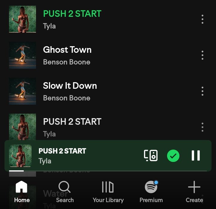 tylas_defense's tweet image. With PUSH 2 START earning more than 1.6M streams daily, it could hit 100M streams in about 22-23 days, mid-January! 

Keep streaming P2P #Tyla #Push2Start