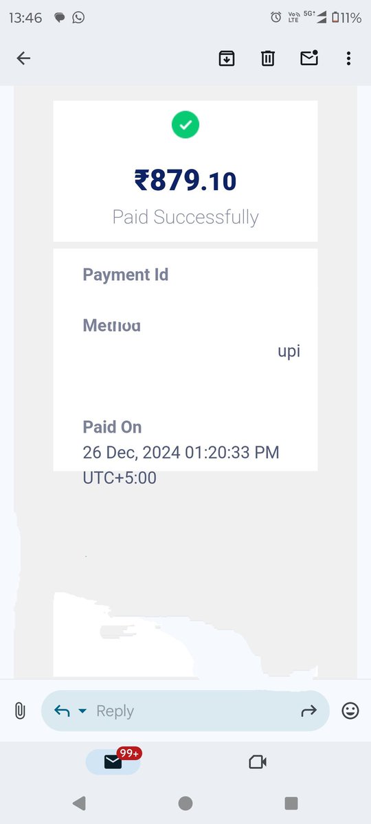TenjiJohn's tweet photo. @BMHSRPCC @CMOMaharashtra Made 2 payments to Rosmerta for HSRP NUMBER PLATES. NO TRACKING ID/ORDER ID CREATED. No replies to emails. How can we trust your service? Government started this services with you expecting better infrastructure. Money debited twice.But no response. https://t.co/b4DTYtw616