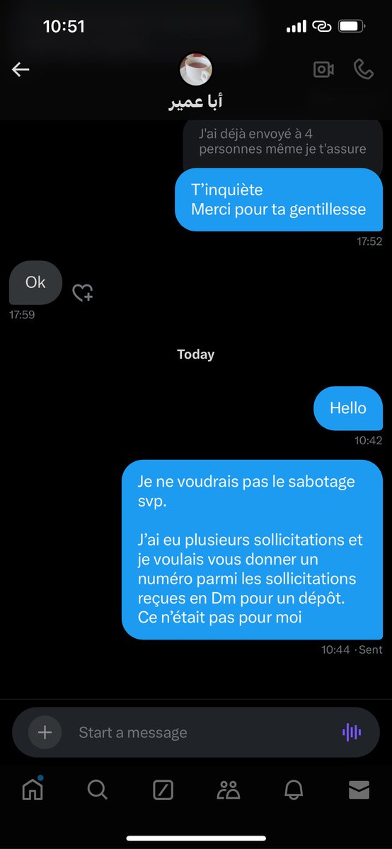 N’entachez pas ma reputation. Je ne suis pas mendiante. Il peut arriver que je redirige les dons.

Je mets tout le monde à témoin et au défi ici. Affichez les DMs.
Ne réduisez pas ma cause à ça.