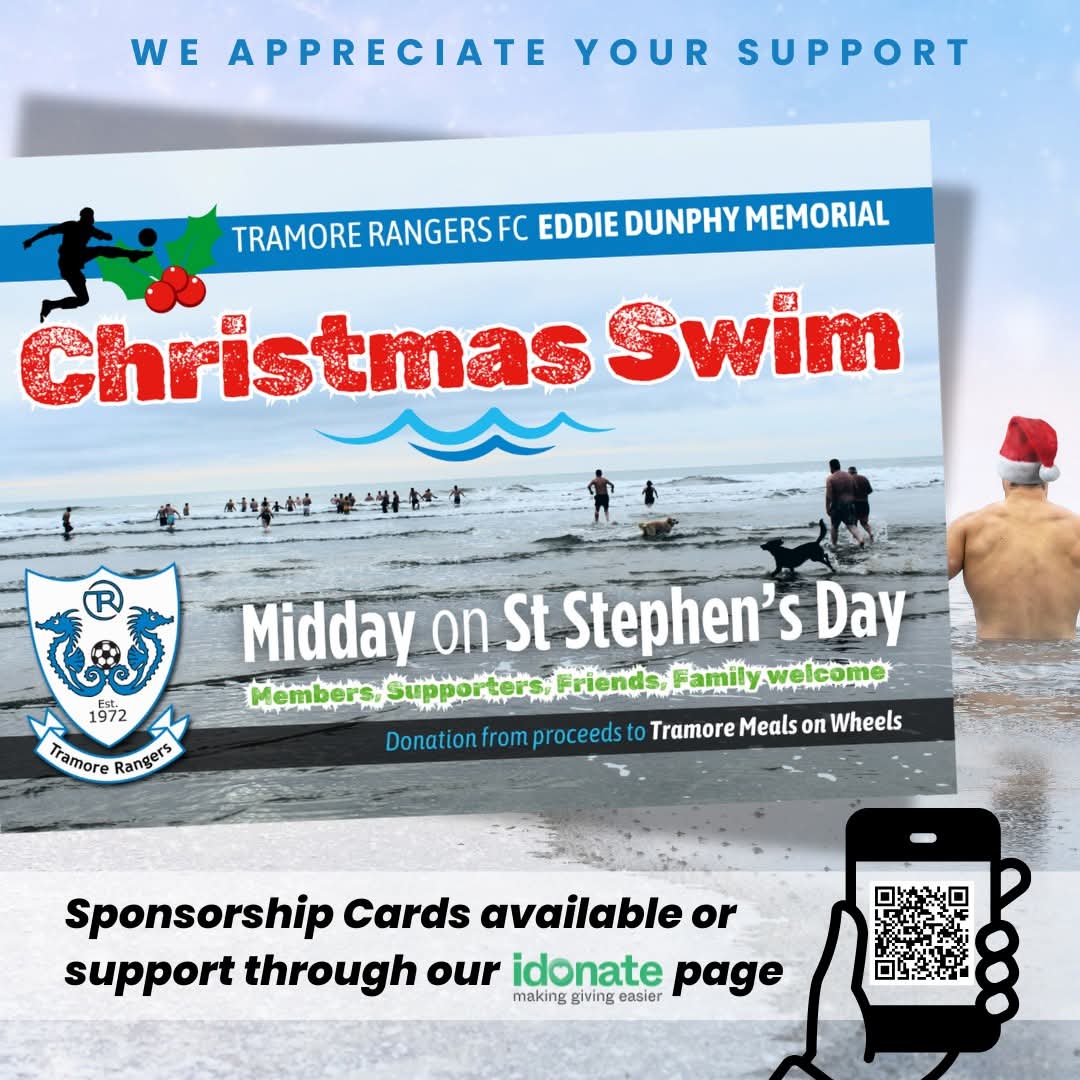 TramoreRangers's tweet photo. 🌊🎅🥶 Meeting at the Main Slip in #Tramore at 12 today (and we won't be hanging around!). 

▪ Donations: https://t.co/bIocuXsf6x https://t.co/L1YIM9gcKl
