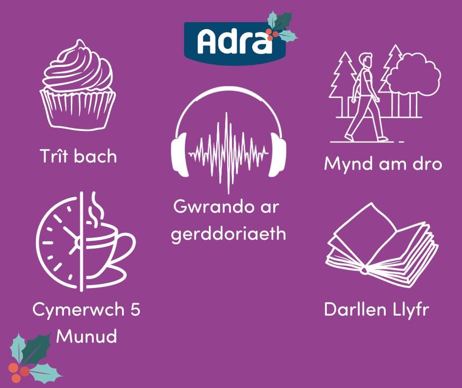 Cofiwch y rhannau gorau mae pawb yn eu rhannu ar eu cyfrifon cymdeithasol.📱
 
Peidiwch a theimlo dan straen i fynd i bob man a mynd i ddyled y Nadolig yma.
 
Mae cymaint o betha syml gallwch eu gwneud i wneud y nadolig yma yn un arbennig🤩⭐