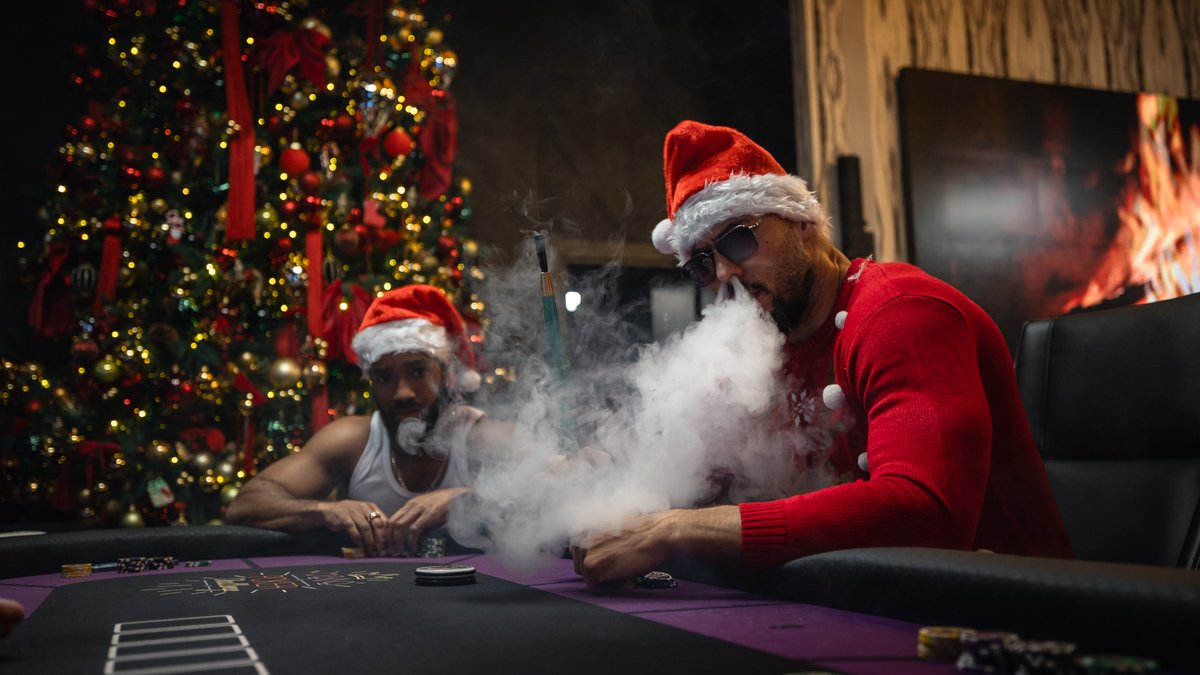 Cobratate's tweet photo. Merry Christmas you filthy animals. https://t.co/iSj3oqLCmm
