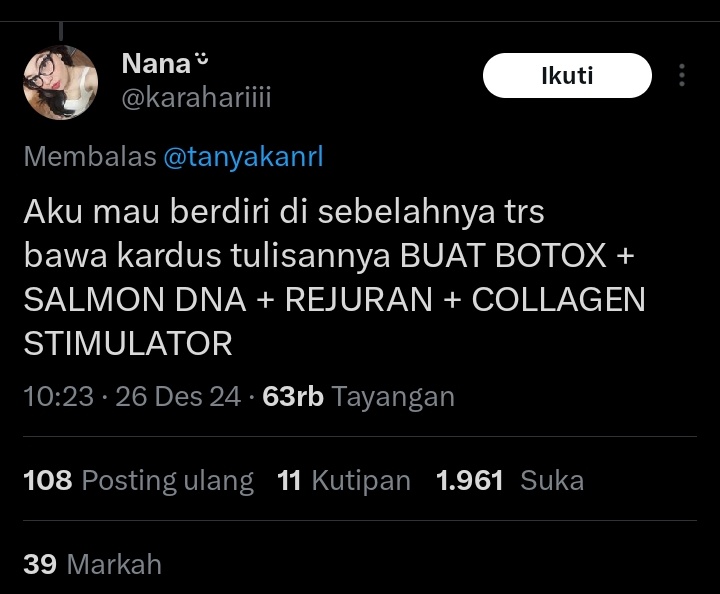 rianimalik_'s tweet photo. @Bintang_Nayna @tanyakanrl @karahariiii cenblue copas😆 https://t.co/SErZoNDaCF
