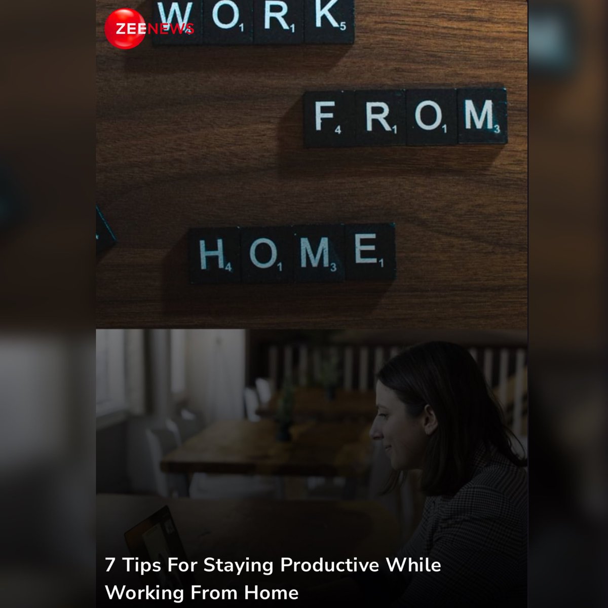 ZeeNewsEnglish's tweet image. 7 Tips For Staying Productive While Working From Home 

#WorkFromHome | #Hybrid | #OfficeWork | #WorkingFromHome | #ZeeNews 

zeemedia.page.link/qVXr