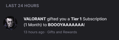 vBunsie's tweet photo. I wasn't expecting this, thank you @VALORANT🥳 https://t.co/K6zuu0srf8