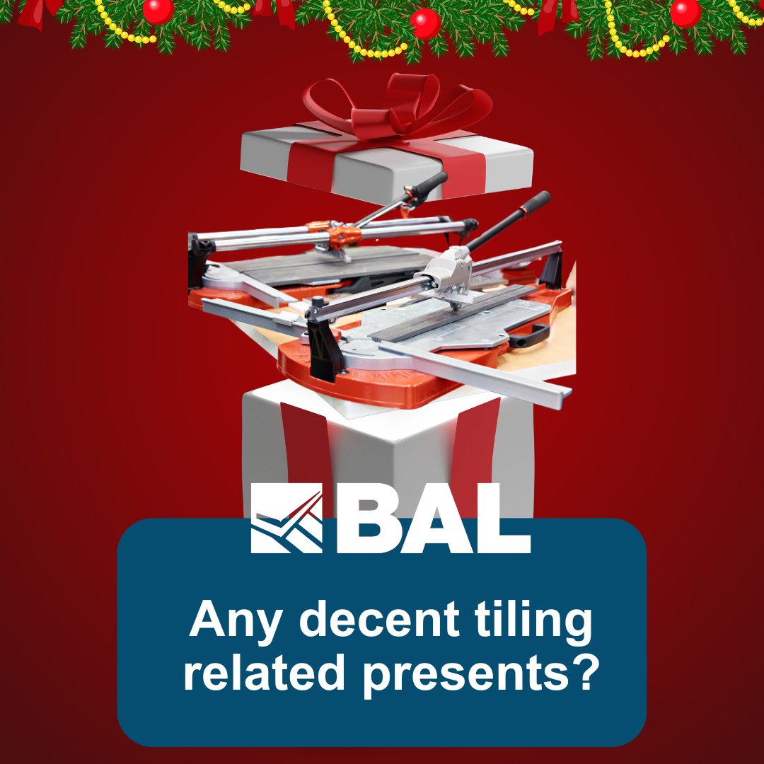BALtiling's tweet image. Morning tilers! How was Christmas Day? Did you get any decent tiling related presents? 

 #TileInstallation #TilingCommunity #Tiling #ChristmasGifts #TilingLife #TilingTools