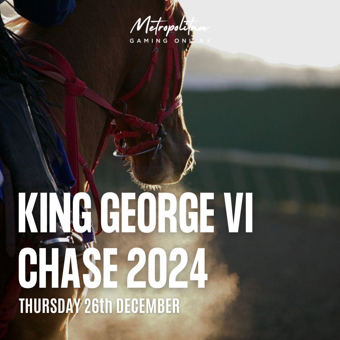metgamingonline's tweet photo. Get ready for the King George VI Chase this Boxing Day.

Make your Boxing Day even more exciting by placing your bets now at https://t.co/1vBhsVk7jm

https://t.co/6MvfHov85W | https://t.co/BaxF65XQys | 18+ 
#MetGaming #KingGeorgeVIChase #HorseRacing #HorseBetting https://t.co/HkjtLB4Nrk