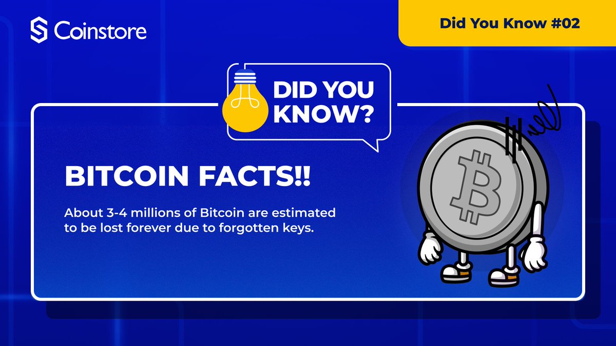 Around 15-20% of Bitcoin was lost forever due to many circumstances.  Unless....🫥
