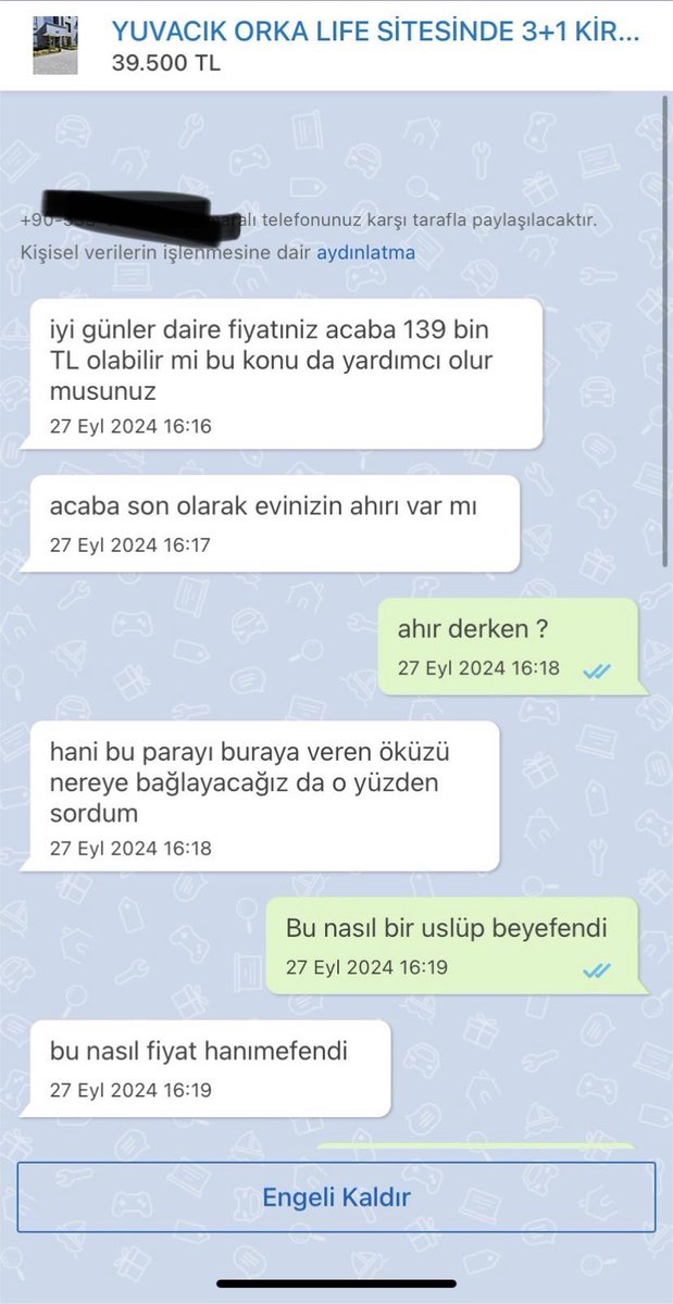Hndsrgll's tweet photo. @nursirmen Bana bir sefer gelen msj :) https://t.co/GFBk95GTEt