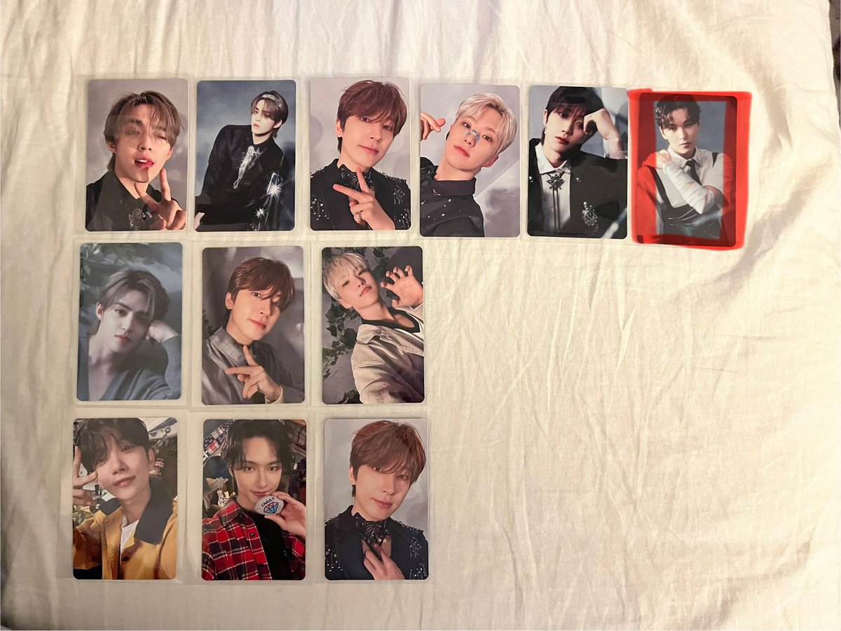 Emily8200's tweet photo. SEVENTEEN セブチ 消費期限 トレカ Weverse ユニバ HMV 交換

【譲】写真のもの(1~2枚目)

【求】ジョンハン、スングァン(💞のもの)

※ウォヌはジョンハンとの交換のみでお願いします
郵送で交換希望です
お気軽にお声掛けください🙇🏻‍♀️ https://t.co/0x8KqwspDl