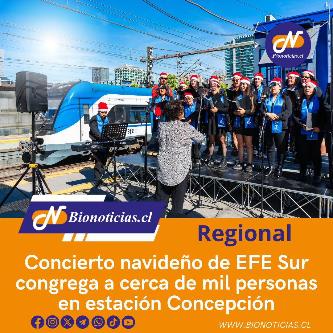 CHANDIAFER's tweet image. Concierto navideño de EFE Sur congrega a cerca de mil personas en estación Concepción
bionoticias.cl/concierto-navi… 
#ConciertoNavideño #EFESur #EspírituNavideño #MúsicaEnConcepción #CulturaParaTodos