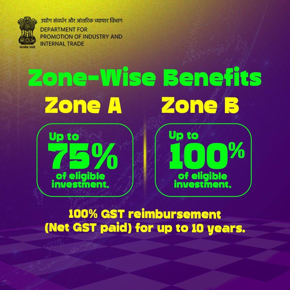DPIITGoI's tweet photo. Manufacturing & Services Linked Incentive – Your Gateway to Success in Northeast India!
The time to grow is now!
Register today: https://t.co/GKtQ0E8mXo & follow us for more updates on UNNATI 2024.
#UNNATI2024 #MSLI #InvestinNER #InvestinNorthEast https://t.co/fKf0ucrpMA