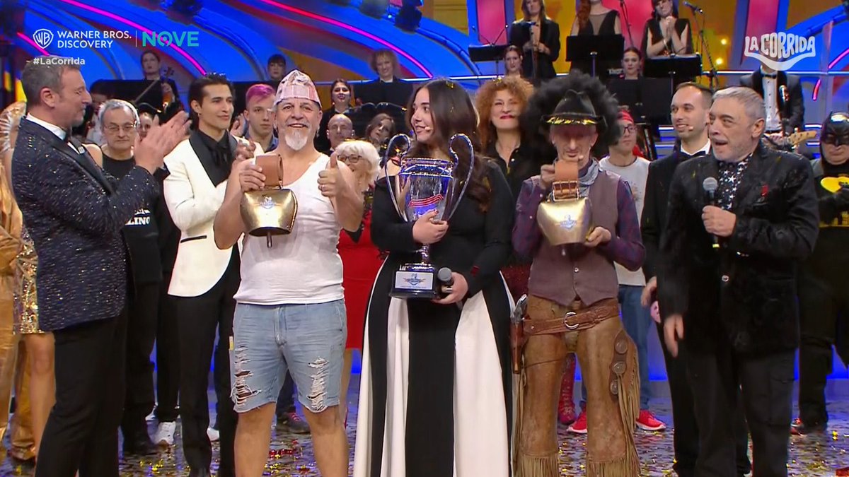 Corima_Srl's tweet photo. La finale de #LaCorrida ha conquistato 1.047.000 telespettatori con il 7,85% di share sul canale Nove e un ascolto complessivo di 1.390.000 telespettatori con il 10,45% di share nel simulcast sui canali free WB Discovery. https://t.co/wuWkvUDUk0