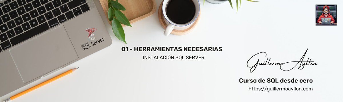 GuillerAyllon's tweet image. Aunque el curso de #SQL desde cero comenzarán en Enero, hoy os traigo un primer adelanto en el que instalaremos las herramientas necesarias para trabajar durante el mismo buff.ly/40bpsaY os espero #SQL #sqltools #Microsoft #database