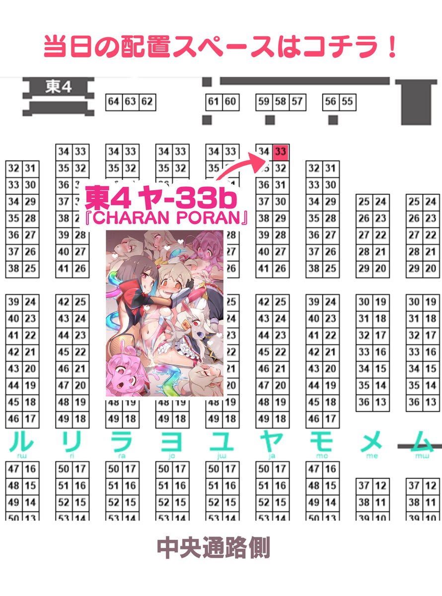 【冬コミお品書き】
コミケ2日目に参加します!!新刊・既刊情報や配置スペースは以下の通りです。

東ヤ-33b『CHARAN PORAN』にてお待ちしております!当日はよろしくお願いしますー!!!

委託、電子版等の情報はリプにて 