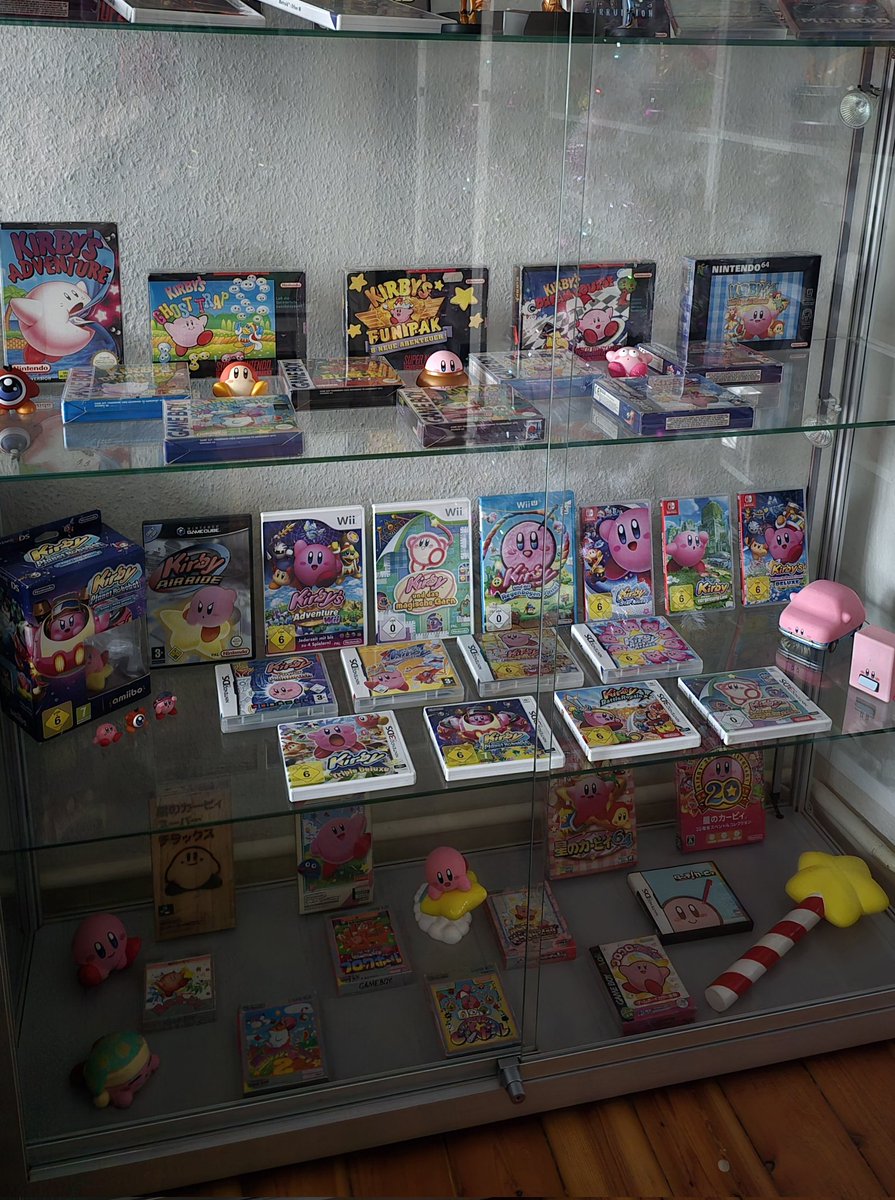 Die Kirby Sammlung wächst. 🩷 Jetzt ist es schon ein EU Fullset. 😍

#Kirby #Retro #RETROGAMING #retrogames #kirbygames #Nintendo #NintendoSwitch