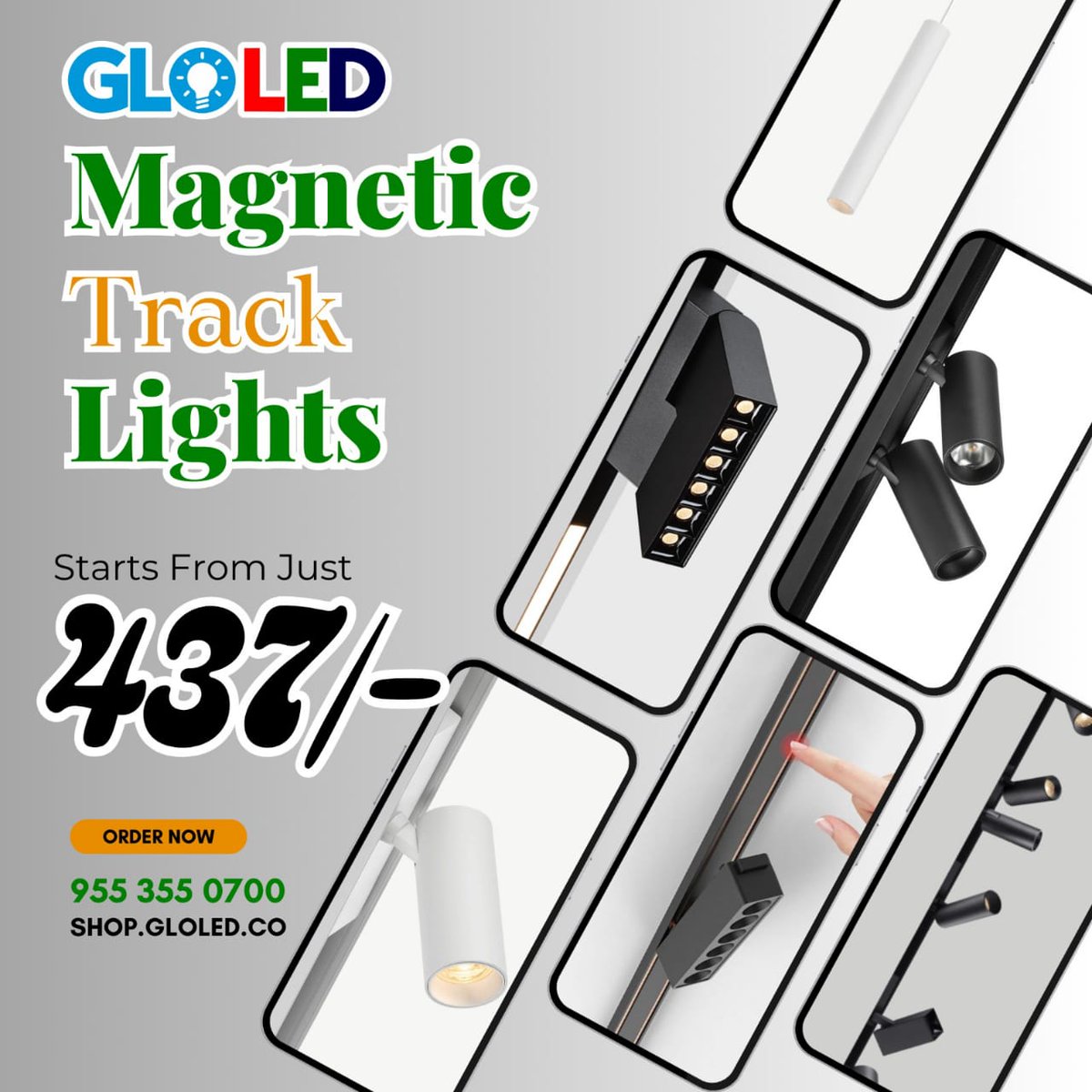 💡 Upgrade your lighting game with GLOLED Magnetic Track Lights! 🌟 
✨ Modern, sleek, and versatile designs to match any space. 
💸 Prices starting from just ₹437!
 📞 Call us now: **955 355 0700
🛒 Shop <a href="/shop/">Shop</a>.gloled.co
 Perfect for homes, offices, and commercial spaces!