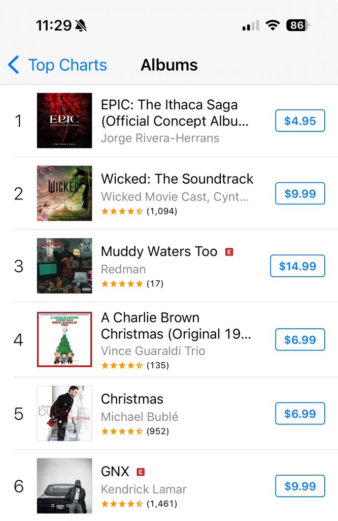 THE ITHACA SAGA IS THE NUMBER 1 ALBUM ON ITUNES THANK YOU ALL SO MUCH FOR YOUR SUPPORT 😭😭😭🙌🏼🙌🏼🙌🏼💙💙💙💙💙💙