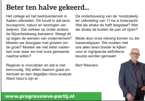 Progressieve Partij (@pp_aalten) on Twitter photo 
