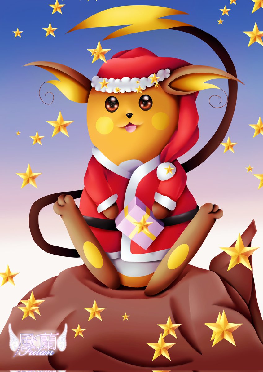 Fulanyan's tweet photo. Santachu - the drawing timelapse is now one YouTube 😊

#manga #anime #shojomanga #shoujomanga #pokemon #raichu #christmas #christmas2024 #illustration #drawing #art #gen1pokemon #originalpokemon #kantopokemon #santachu https://t.co/GvYNzhYLYk