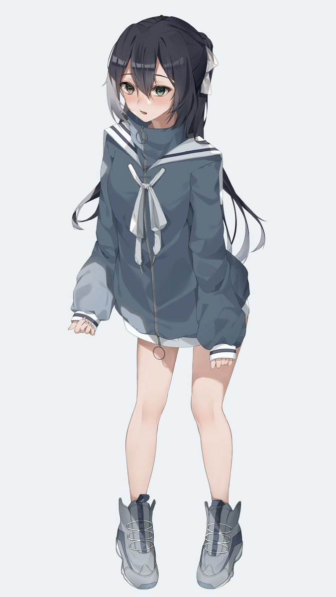 awaki_224_ill's tweet photo. うちの子とパーカー https://t.co/JWg4UorZ3F