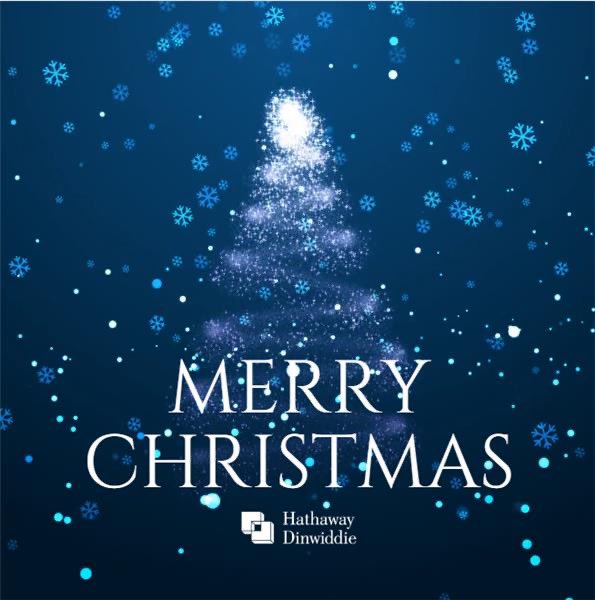 Merry Christmas from Hathaway Dinwiddie to you!

We wish you a wonderful holiday spent with loved ones!🎄