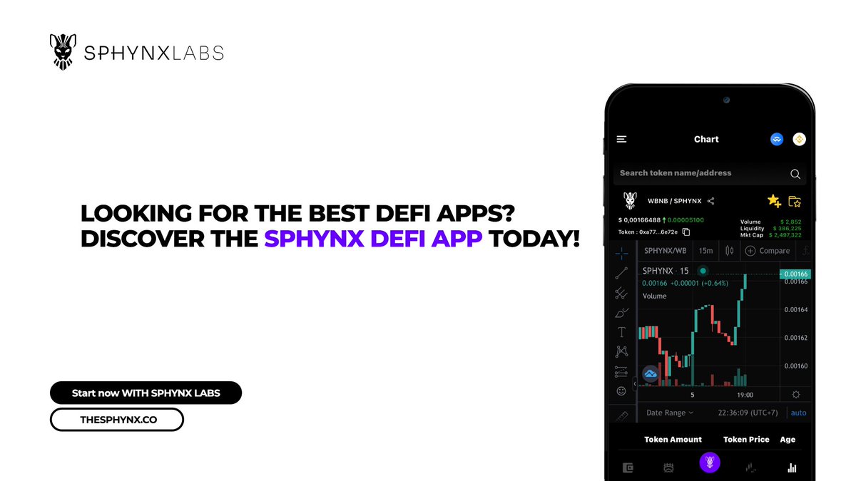 📲 Looking for the best DeFi apps with intuitive features and top-notch  security? Discover the Sphynx DeFi App today! 🌟 Explore more:  https://t.co/b3I2cGW9aA #SphynxLabs #BestDeFiApps #DeFiResources #Crypto