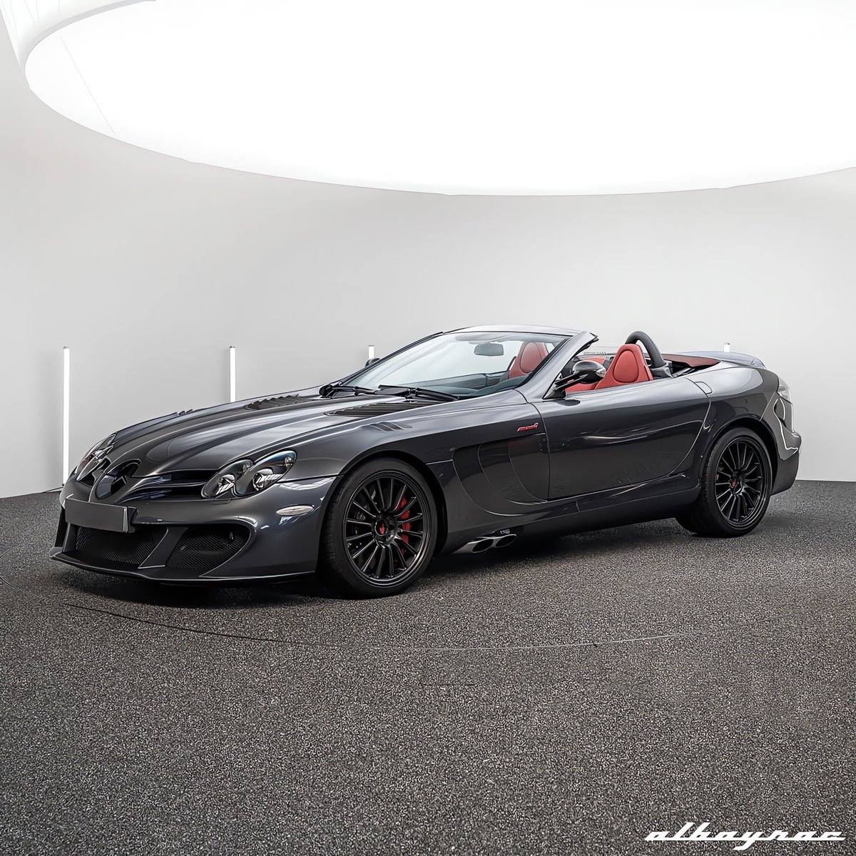 albayrac's tweet photo. 2007 Mercedes-Benz SLR Roadster McLaren MSO Edition. 6412 km.
1 of 6. Neden olmasın?
.
#MercedesBenz #SLRRoadster #Albayrac #TailorMadeAutomobiles https://t.co/4ZimRndDVu