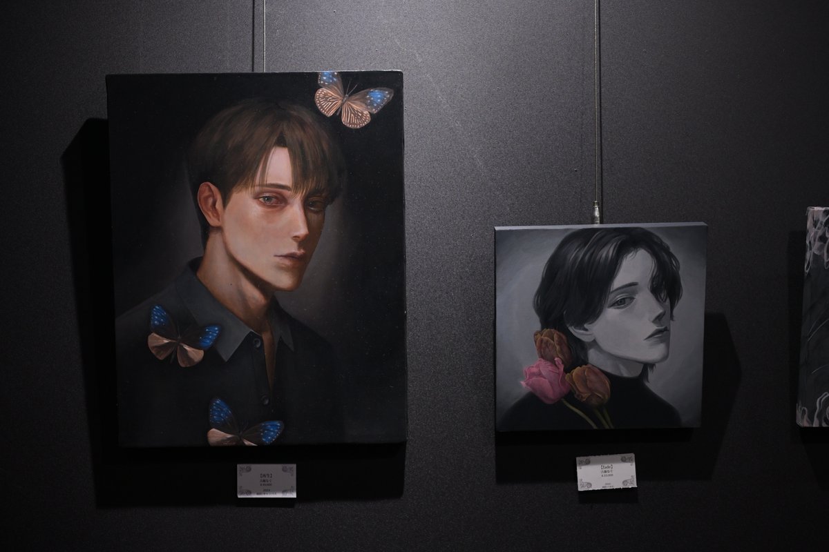 cafeBarmei's tweet photo. 冥企画グループ展 
【冥ノ暮れる頃に2024】
あと4日！
先日の東京出張で展示された作品を中心に新しい作品や物販も一部追加。年内最後。みんなきてね☺️
15時～22時まで
古藤なぐさんは油彩画を二点。どちらも今年開催の個展での新作です。ポストカードもございますので作品とあわせて御覧ください☺ https://t.co/OZLDb4Zix8