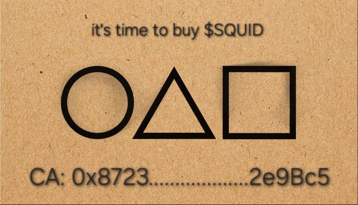 chinesexiaolu's tweet photo. 原始$SQUID🦑🚀
社区接管（CTO）

传奇的《$SQUID》从2021年开始回归，现在完全由社区驱动，并跟随$SHIB和$PEPE的脚步！

合同地址:
0 x87230146e138d3f296a9a77e497a2a83012e9bc5

🦑大新闻！
今天是Netflix在全球首映《鱿鱼游戏》第二季的日子

🦑不要错过在$SQUID社区再次起飞之前加入它的机会！

🔗网站：https://t.co/AXO0cKN4AG
🐦Twitter: https://t.co/InMKJ5Na68
📈图表：https://t.co/sFTwsk3tcn

🚀成为下一个$SQUID章节的一部分🦑现在就加入这个运动吧！