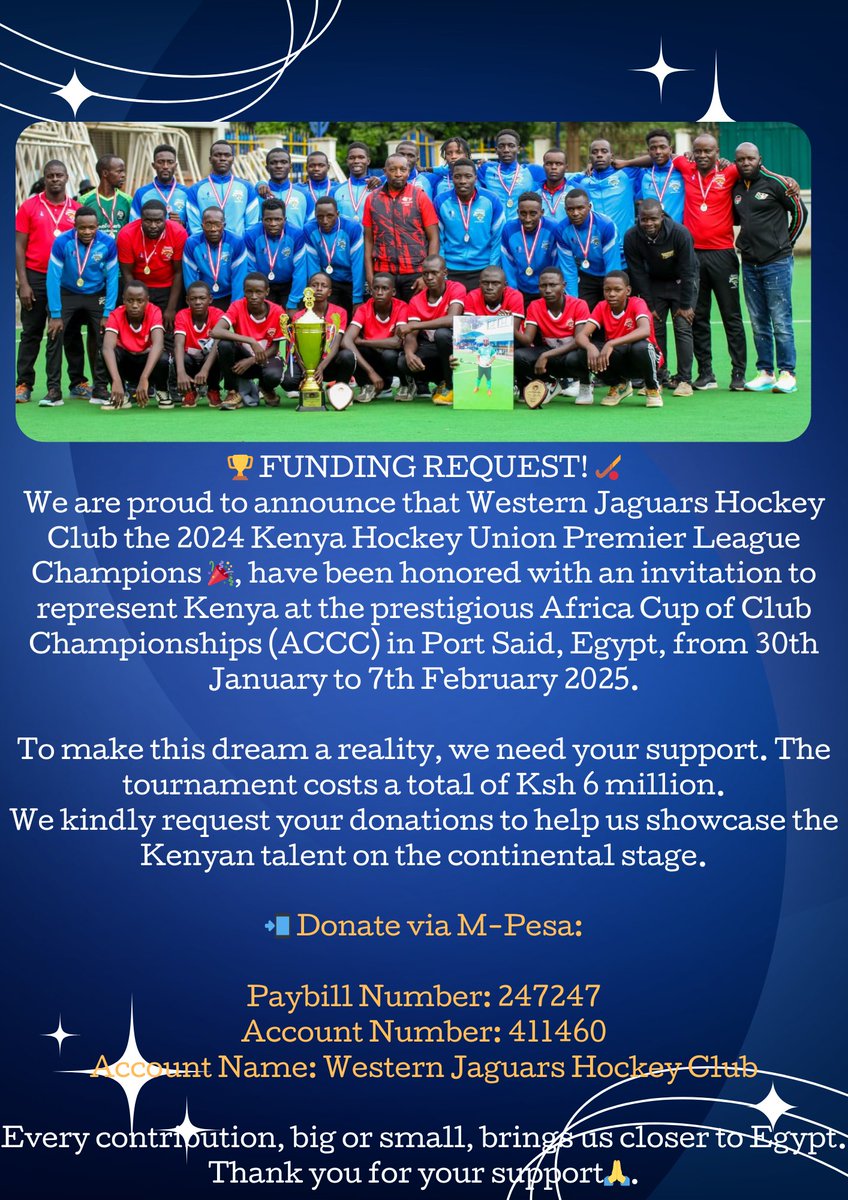 ConradMandela's tweet photo. Happy holidays to you all. We, the Western Jaguars are seeking your help to see this dream come true. Your assistance and links will help us make this dream come true. https://t.co/t3697cUnqR