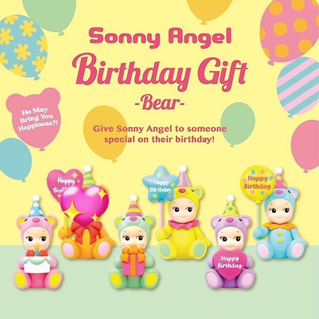 MM1NARII's tweet photo. ‧˚₊⋅ ୨୧ ⋅₊˚‧ #MM1NARIIWISHES ‧˚₊⋅ ୨୧ ⋅₊˚‧ 

˗ ˏˋ ꒰ WTB : SONNY ANGEL HAPPY BIRTHDAY BEAR ꒱ ˎˊ˗
˗ ˏˋ ꒰ 2 or more per seller ! ꒱ ˎˊ˗
˗ ˏˋ ꒰ can payo ! ꒱ ˎˊ˗
˗ ˏˋ ꒰ no to OP / set over 2K+ ꒱ ˎˊ˗ https://t.co/mwdGZnPc2z