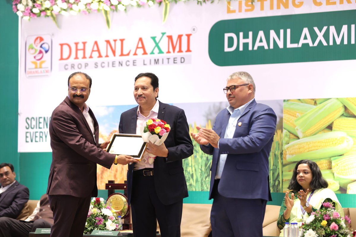 JJIPO_01's tweet photo. 🎉We are excited to announce the successful listing of Dhanlaxmi Crop Science Limited on NSE Emerge! 🌟 Congratulations to Dhanlaxmi Crop Science Ltd on this significant milestone. At JJ IPO Advisors, we are proud to have supported them on this journey. 🌟🎉

 #JJIPOAdvisors https://t.co/VN8SiEvqle