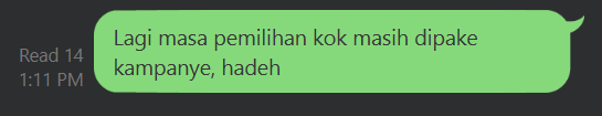 paitingui's tweet photo. #Geram Banget Babik sama semua orang tolol yg nyuruh-nyuruh milih ini itu padahal udh kelar masa kampanyenya๐คฎ https://t.co/nyoDpCXeHZ