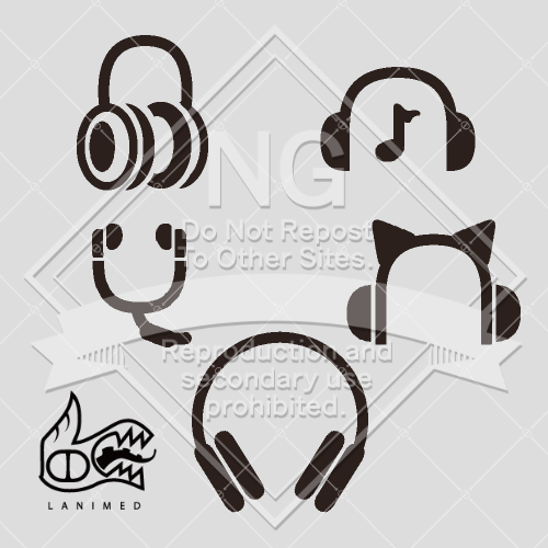 1231-icon_耳機 #素材 #米得每日素材 