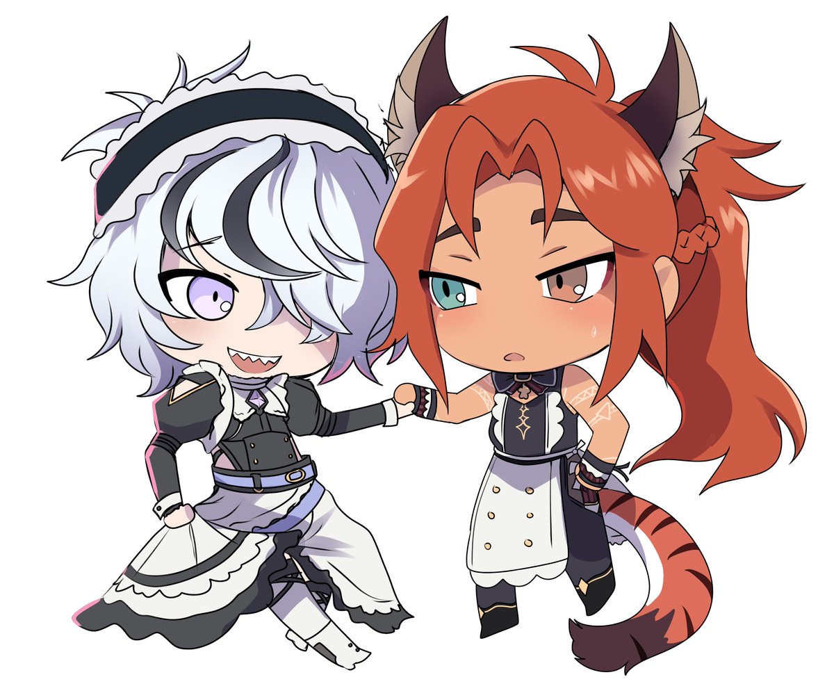 Nu Carnival chibi art Dante x Blade

#NUcarnival