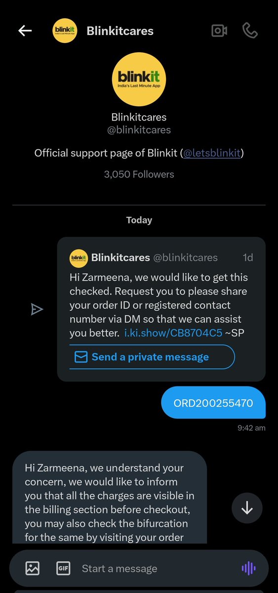 zarmeenakhan's tweet image. The support and response received from @letsblinkit even after multiple escalations. #DontBlinkit #LetsNotBlinkitEver 

#poorcustomerservice #unethical #shameful #epicfail #pathetic #badservice #viral #viralpost

@blinkitcares @letsblinkit @albinder