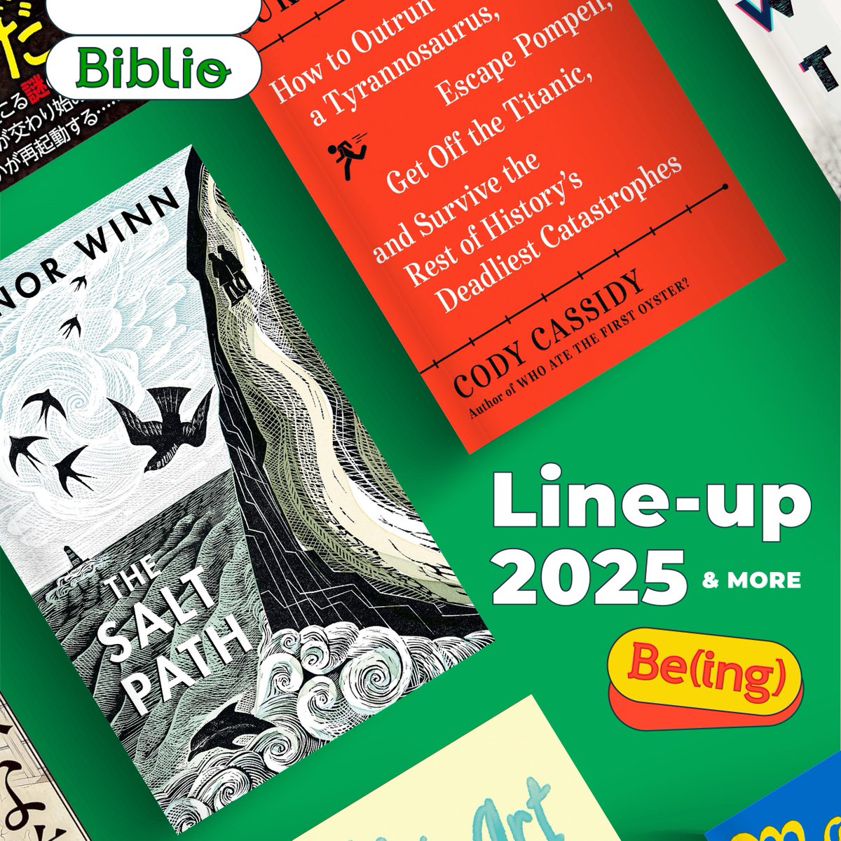 ประกาศ Line-up หนังสือใหม่วันที่สอง 

ขอคั่นวรรณกรรมด้วย non-fiction จากสนพ. Be(ing) ที่เราคัดเลือก หลากหลายแนวมาให้อ่านแบบกลมกล่อม ไม่ว่าจะแนวประวัติศาสตร์อ่านสนุก แนวเสริมสร้างกลยุทธ์ธุรกิจ แนวเบื้องหลังความสำเร็จบุคคลระดับโลก ไปจนถึงแนวปรัชญาเพื่อการดำเนินชีวิตให้สมดุล