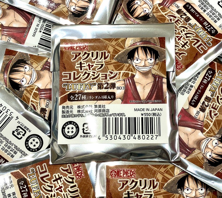 おすすめ】原画商品『ONE PIECE』アクリルキャラコレクション“LUFFY