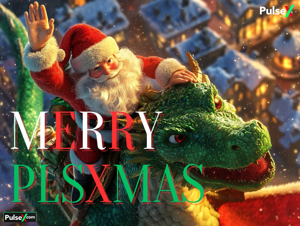 plsXmas's tweet photo. 🎄 Merry #plsXmas, everyone! 🎅 The countdown is over, and the big day is finally here! 🎉 We’ve had a blast counting down with you this season, and it’s one we won’t soon forget.

A huge THANK YOU to our amazing holders! 🎁 Remember, this Santa keeps giving you 1% $PLSX rewards for as long as you hold! 🎉

Feeling lucky? You’ve still got time until 12 AM (PT) tonight to try your chance at winning the raffle! 🎁

Join our Telegram to stay up to date! 📲 We’ll announce the winner Dec 26—don’t miss out on the holiday magic! 🎄

#CryptoChristmas #PLSX #HolidayMagic #SeasonOfGiving #PLSXmas #PulseChain