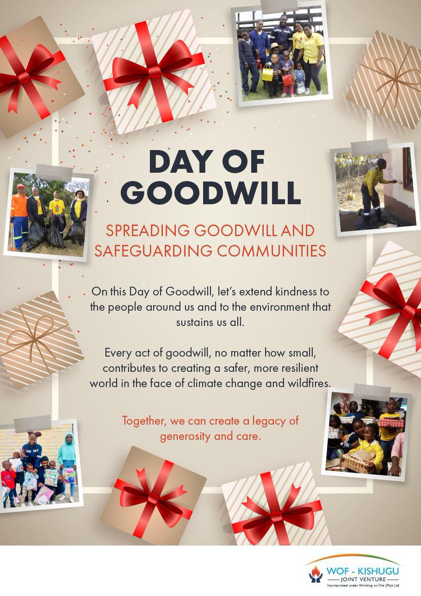 wo_fire's tweet photo. This Day of Goodwill, letβs spread kindness and care for our communities and the environment. Every act of generosity, big or small, helps create a safer, more resilient world in the face of climate change and wildfires.
#savinglives #protectingtheenvironment https://t.co/r0jCK6IwNg