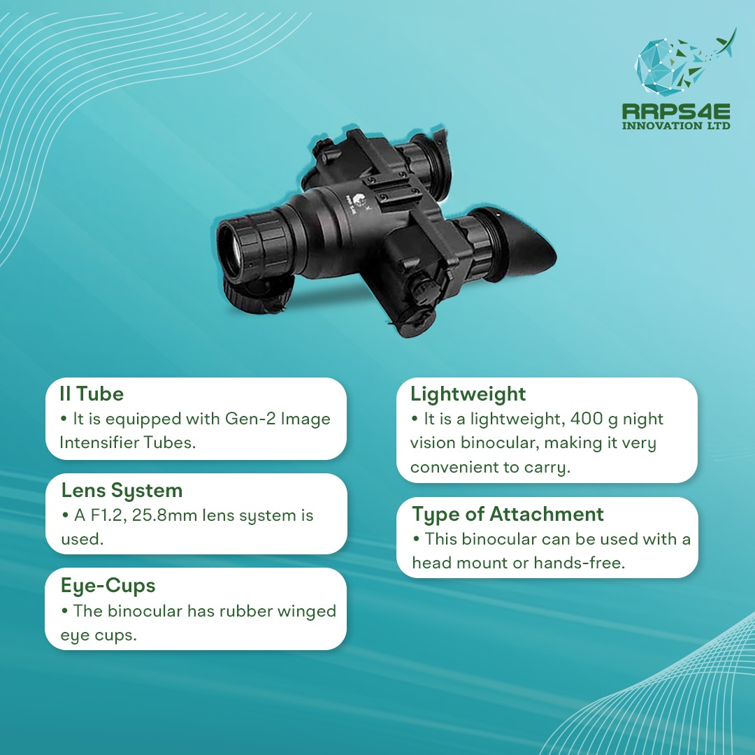 RRPS4E's tweet photo. Precision meets innovation! Introducing the II Tube Base Sight (PNVB) - your ultimate companion for night-time operations. 🌌
Swipe to know more about its game-changing features. ➡️
#RRPS4E #DefenceInnovation #TacticalInnovation #NightVisionBinoculars #TechForTomorrow #PNVB https://t.co/XH3CySxLdh