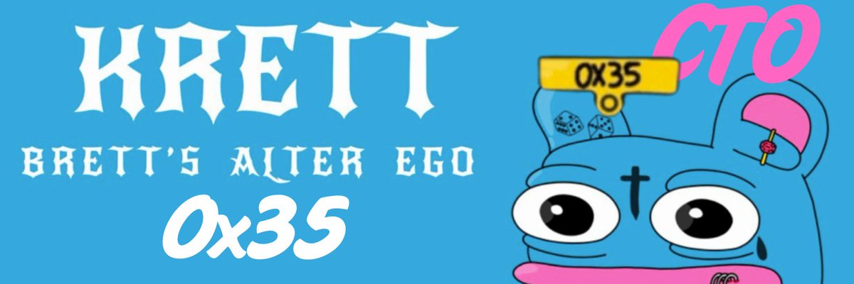 $KRETT, MC at the bottom,  strong meta, a 0x35 CA prefix that is the opposite of Brett's 0x53, nothing to lose there, and everthing to win.

TG t.me/krett0x35cto
CA 0x35D8C7A1d23219130bf24C349100eF102a86213d