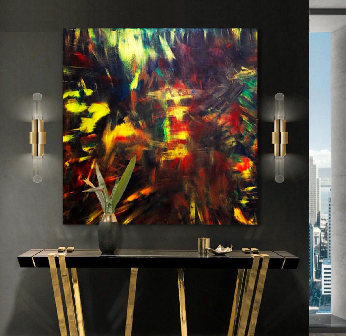 Festive lights feel in Art …