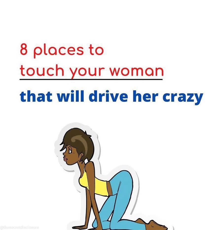 Masculine_Pulse's tweet photo. 8 Places to TOUCH YOUR WOMAN that will Drive Her Crazy...

-thread- https://t.co/XEMbp9Dufh