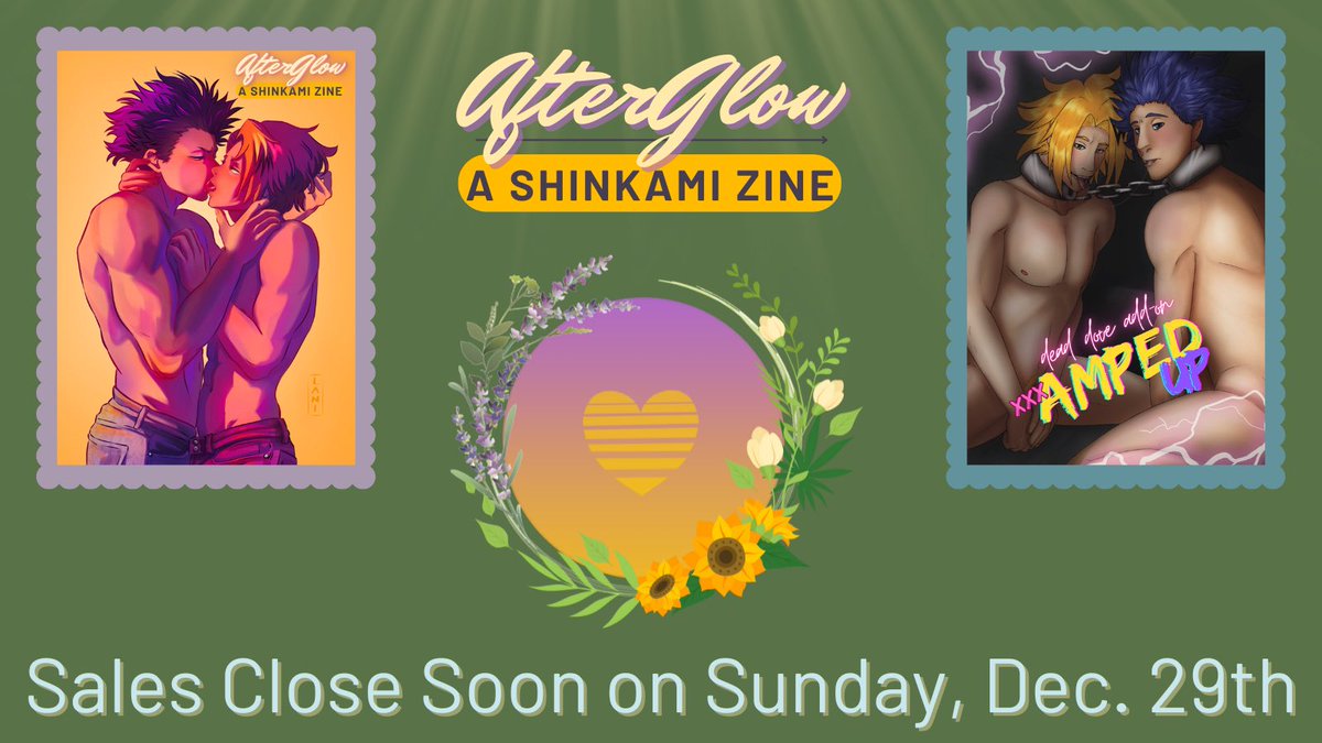 nsfwshinkami's tweet photo. ✨ CLOSING SOON ✨

Our sales are closing in a few days, and time is running out! Find your way to our shop below and get a copy of our digital zines and merch before it’s too late!

✨ Sales are open until Dec. 29th ✨ https://t.co/7xez7s3ouH