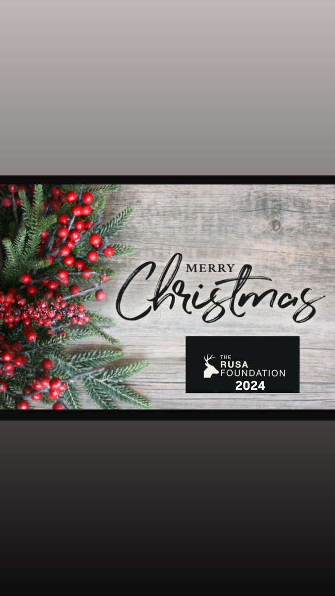 rusa_foundation's tweet photo. Merry Christmas from everyone at The RUSA Foundation https://t.co/RYcTaPJyfK
