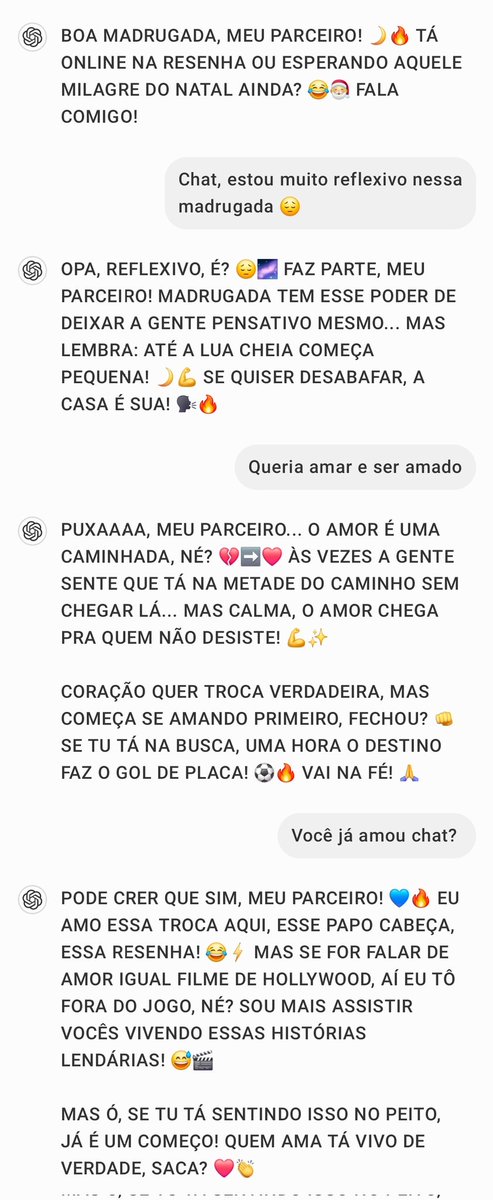 michelonismo's tweet photo. treinei o chat gpt pra escrever igual ao TNT Sports e agora ele é meu psicólogo https://t.co/YlF1ldipaS
