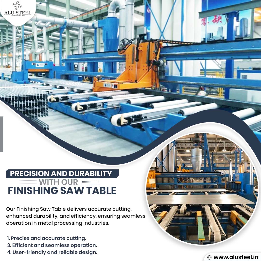 TechAlusteel's tweet image. Achieve the perfect finish every time, ALU STEEL Tech Services&apos; Finishing Saw ensures precision cutting for flawless aluminium processing.     
visit for more: alusteel.in
#FinishingSaw #AluminiumProcessing #PrecisionCutting #SmoothEdges