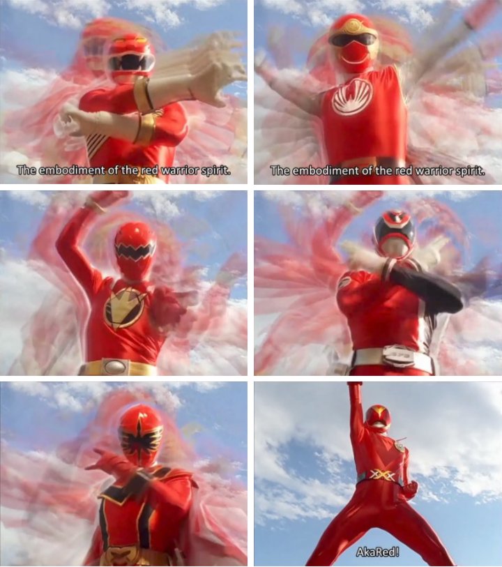 4everToku's tweet photo. The embodiment of the red warrior spirit! ❤️ #supersentai #akared #gaoranger #hurricanger #abaranger #dekaranger #magiranger https://t.co/57QP3046z6